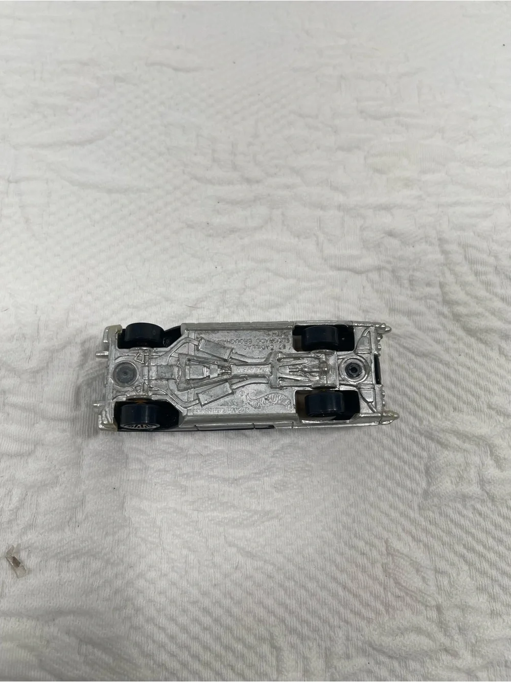 Die-Cast Black & Silver Classic Toy Car for Kids